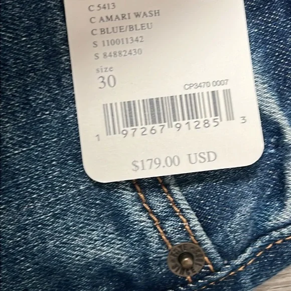 Free People x Frye Selvage Mid-Rise Relaxed Jeans 30